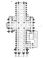 Kathedrale von Laon (1155–1235), früh­gotisch, Mittel­schiff mit 6-feldrigen Doppeljochen