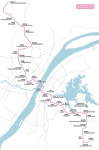 Wuhan Metro Line 2 is the first underground rail line crossing the Yangtze River.