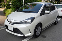 2014 facelift: Vitz 1.3F 5-door (Japan)