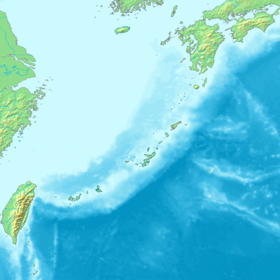 渡嘉敷島の位置（南西諸島内）