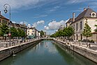 Canal de la Haute-Seine depuis le pont tournant « Via Agrippa »