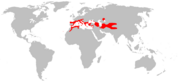 Aire de répartition de la Vespère de Savi