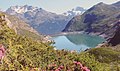 Lac de Bissorte, réservoir gigantesque du barrage.