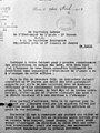 Letre del capitan Ladoux explicant al Conselh de guèrra la causa que s'interessèron a Mata Hari a partir de decembre de 1915