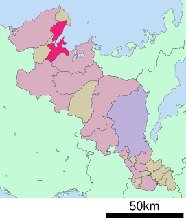 Lokasi Miyazu di Prefektur Kyōto