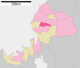 Situering van Sabae in de prefectuur Fukui