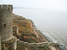 Veduta del liman dalla fortezza di Belgorod Dnestrovskij