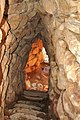 Escadaria dentro do Nuraghe Nolza