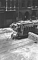 Streetcar as part of a barricade