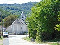 Lesencefalu temploma Lesencetomaj felől nézve