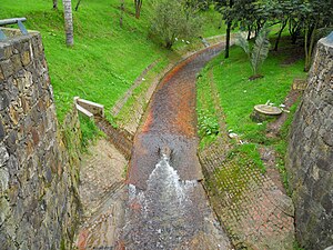 Channelised part near the Carrera Séptima