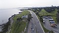 Rambla de Punta Carretas desde el faro al noreste.