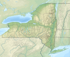 Map showing the location of Long Island Central Pine Barrens