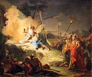 Le Christ à Gethsémani Giambattista Tiepolo, après 1753 Kunsthalle de Hambourg[5]