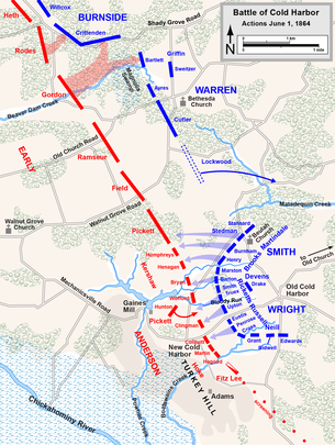 Accions de l'1 de juny de 1864   Confederació   Unió