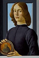 Portrait of a Young Man Holding a Roundel c. 1480–1485