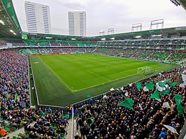 Het stadion van FC Groningen in 2018