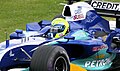 Felipe Massa pilotando a Sauber C24 no Grande Prêmio da Grã-Bretanha de 2005.