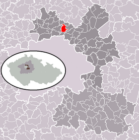 Localisation de Měšice