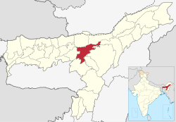 Location in Assam