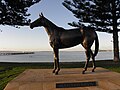 Statue de Makybe Diva à Port Lincoln.