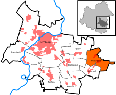 Вольсдорф на карте городского округа
