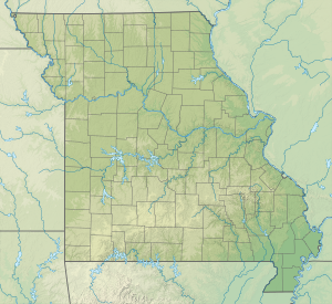 Map showing the location of Great River National Wildlife Refuge