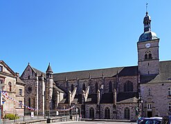 Basilique Saint-Pierre de Luxeuil-les-Bains.