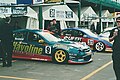 David Besnard and Steven Ellery in the pitlane