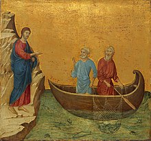 Duccio di Buoninsegna: The Calling of the Apostles Peter and Andrew