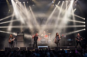 Fozzy performing at Wacken Open Air 2018