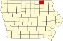 Koartn vo Howard County innahoib vo Iowa