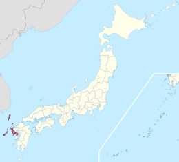 Prefettura di Nagasaki – Localizzazione