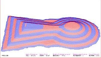 An example of keyhole-shaped mound in the Mid-Kofun period which was drawn in 3DCG. (Nakatsuyama Kofun [ja] (Fujiidera, Osaka), 5th century)