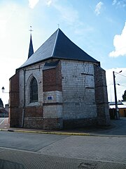 Le chevet de l'église.