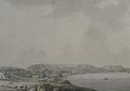 A sketch of St Helier, probably late 18th century, showing Mont de La Ville and Mount Bingham