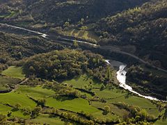 Vista de la Vall de l'Isàvena des de Beranui