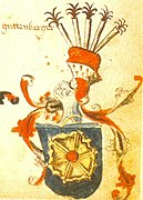 Wappen der Guttenberg im Ingeram-Codex, 1459