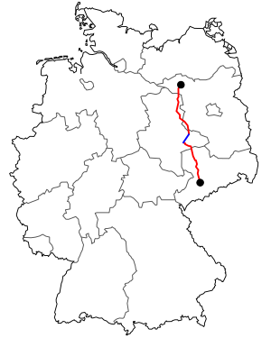 Verlauf der B 107