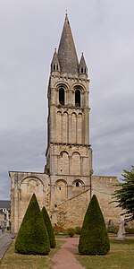 L'abbaye de Déols en 2024.