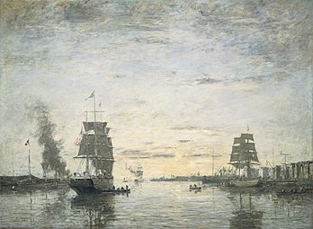 Entrée du port, Le Havre, 1883 Washington, National Gallery of Art[89]