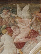 Fresco from design by Primaticcio