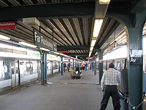 On the platform