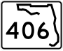 State Road 406 marker