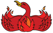 Logo pertama Firefox yang merupakan Phoenix atau Firebird