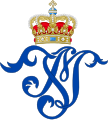 Monogramme de la Princesse Juliane-Marie de Brunswick.