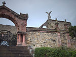 Friedhof mit Engelsstatue