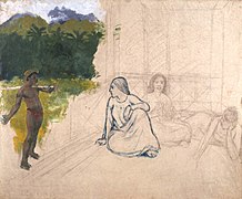 Paul Gauguin, Tahićani, 1891.