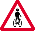 Cyclists ahead