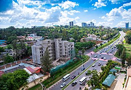 Rue de la ville de Kigali.